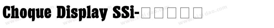 Choque Display SSi字体转换